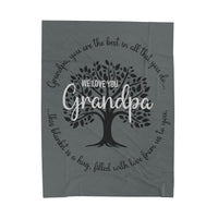Grandpa Love - Plush Blanket