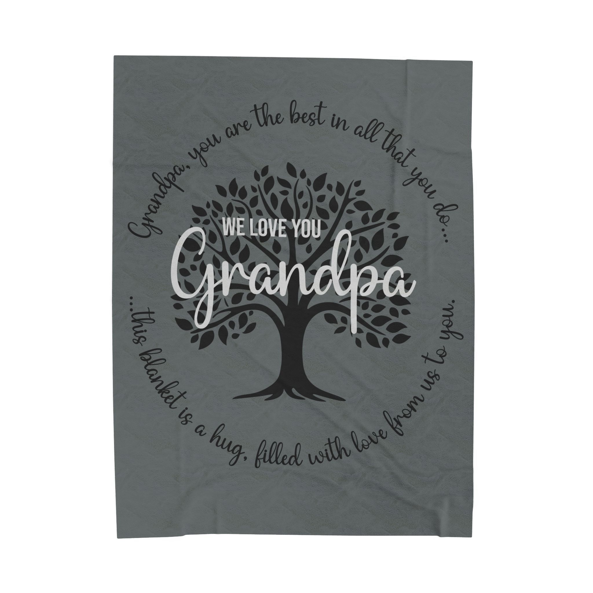 Grandpa Love - Plush Blanket