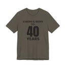 Cheers & Beers to 40 Years - T-Shirt
