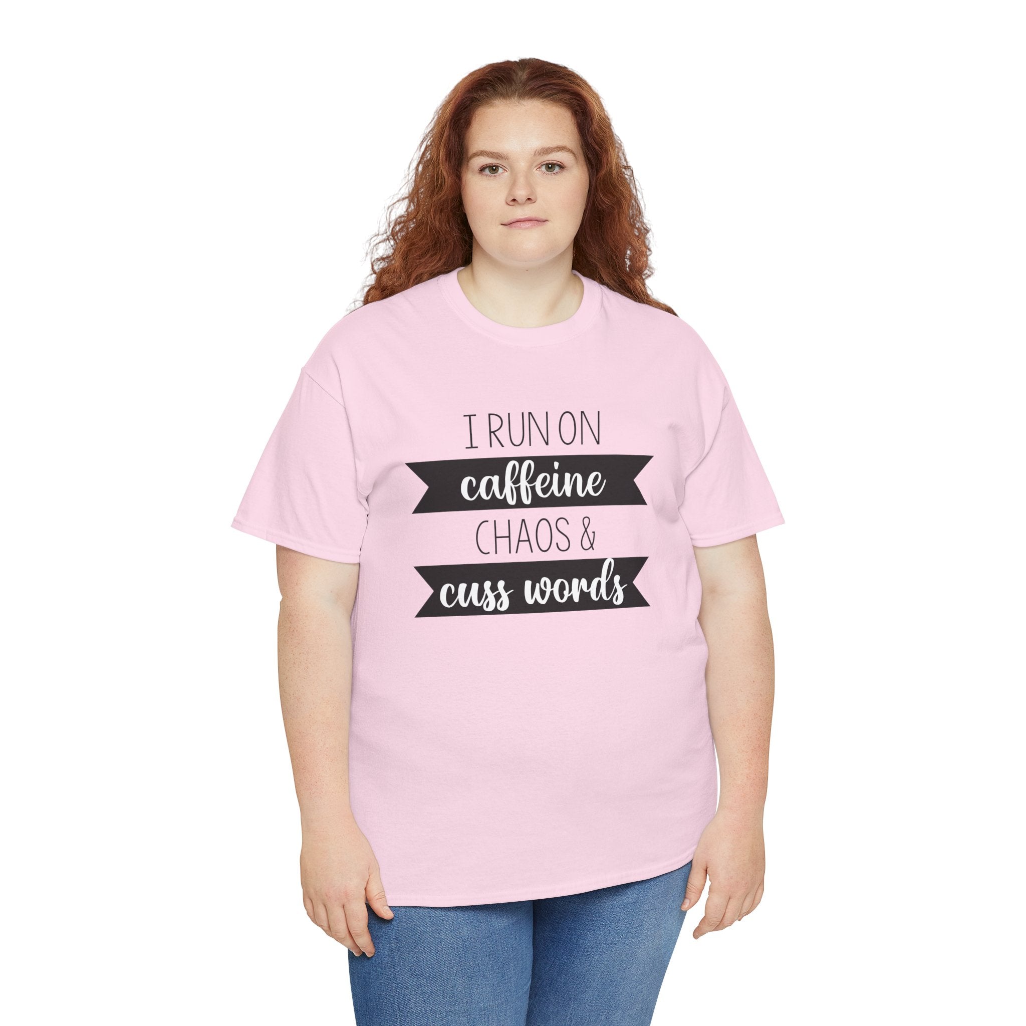 Caffeine, Chaos & Cuss Words - T-Shirt