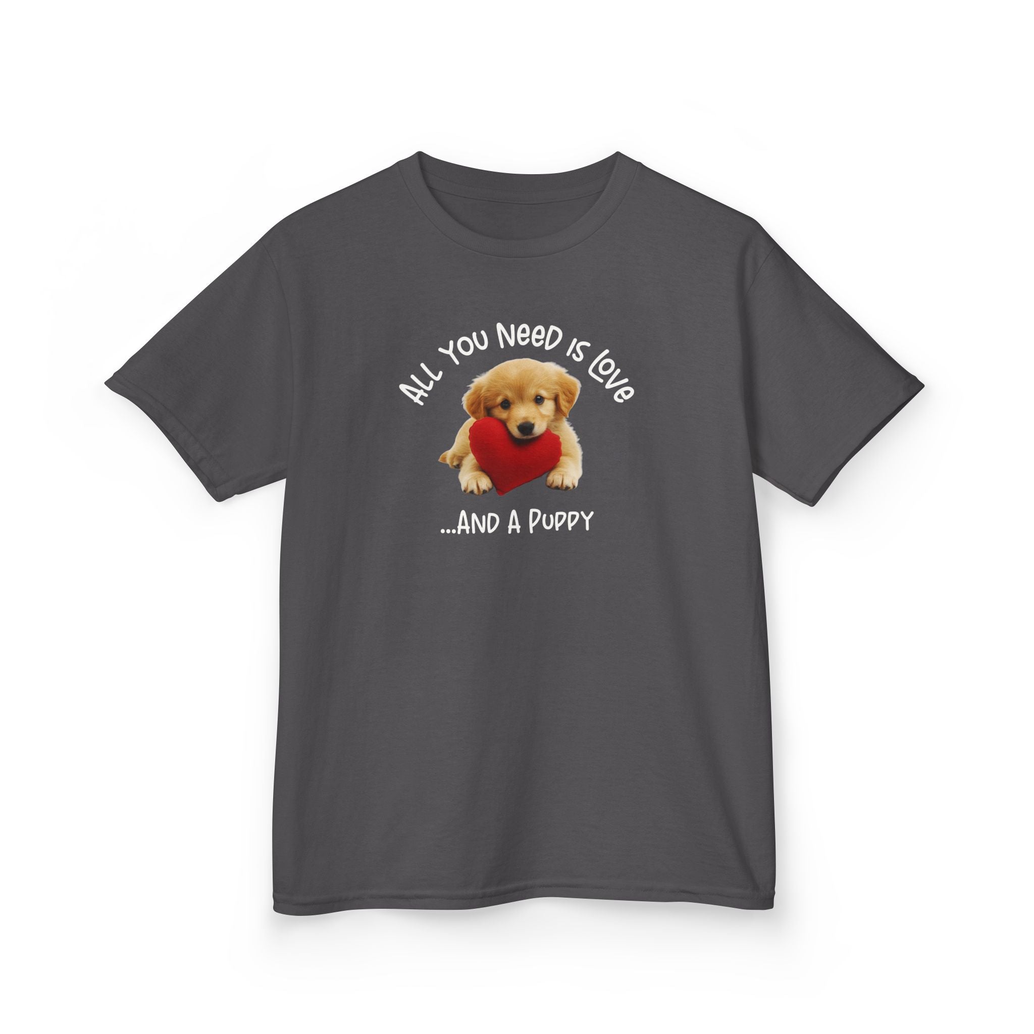 All You Need Is Love...And A Puppy - Kids T-Shirt