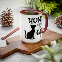Home Is Where My Cat Is - Mug