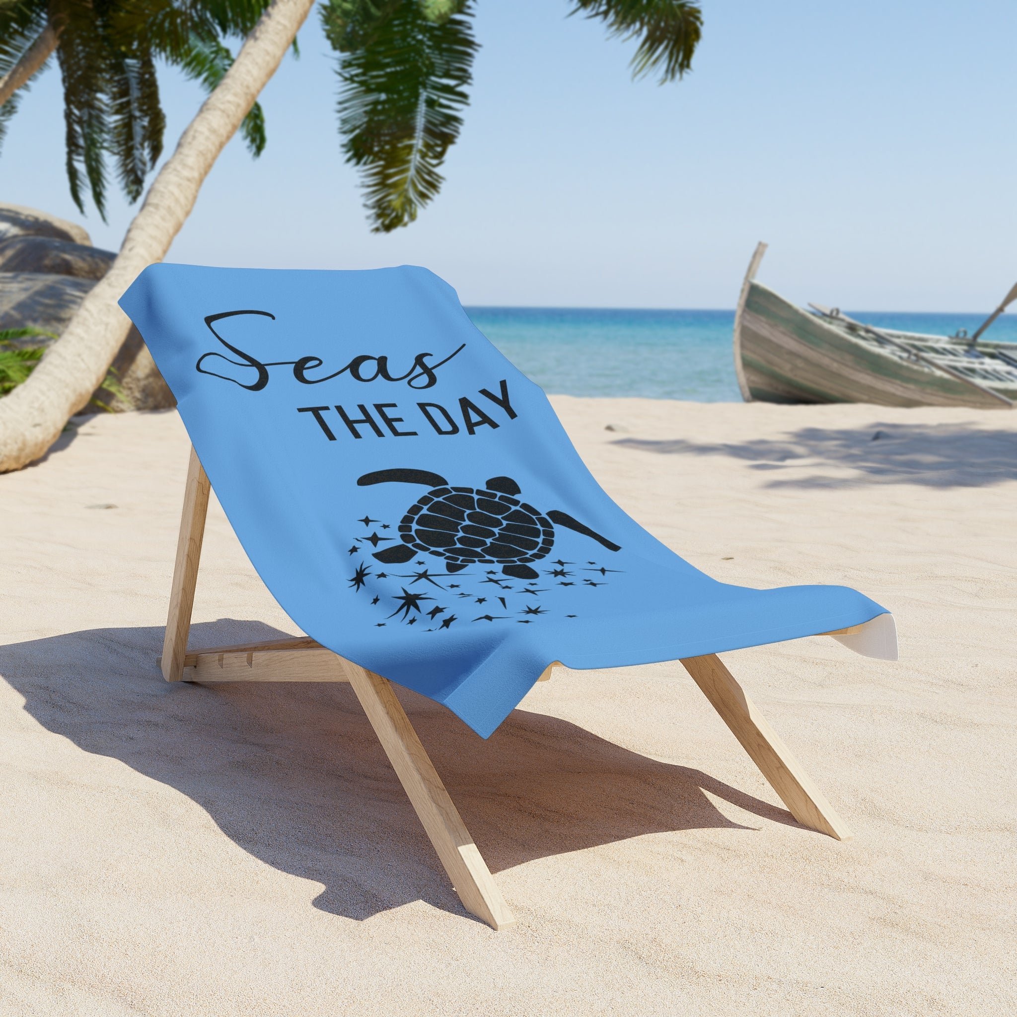 Seas the Day - Beach Towel