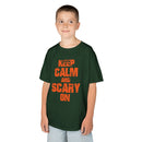 Keep Calm and Scary On - Kids T-Shirt