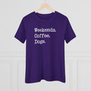 Weekends Coffee & Dogs - T-Shirt