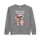 Peace, Love & Treats - Toddler Sweatshirt