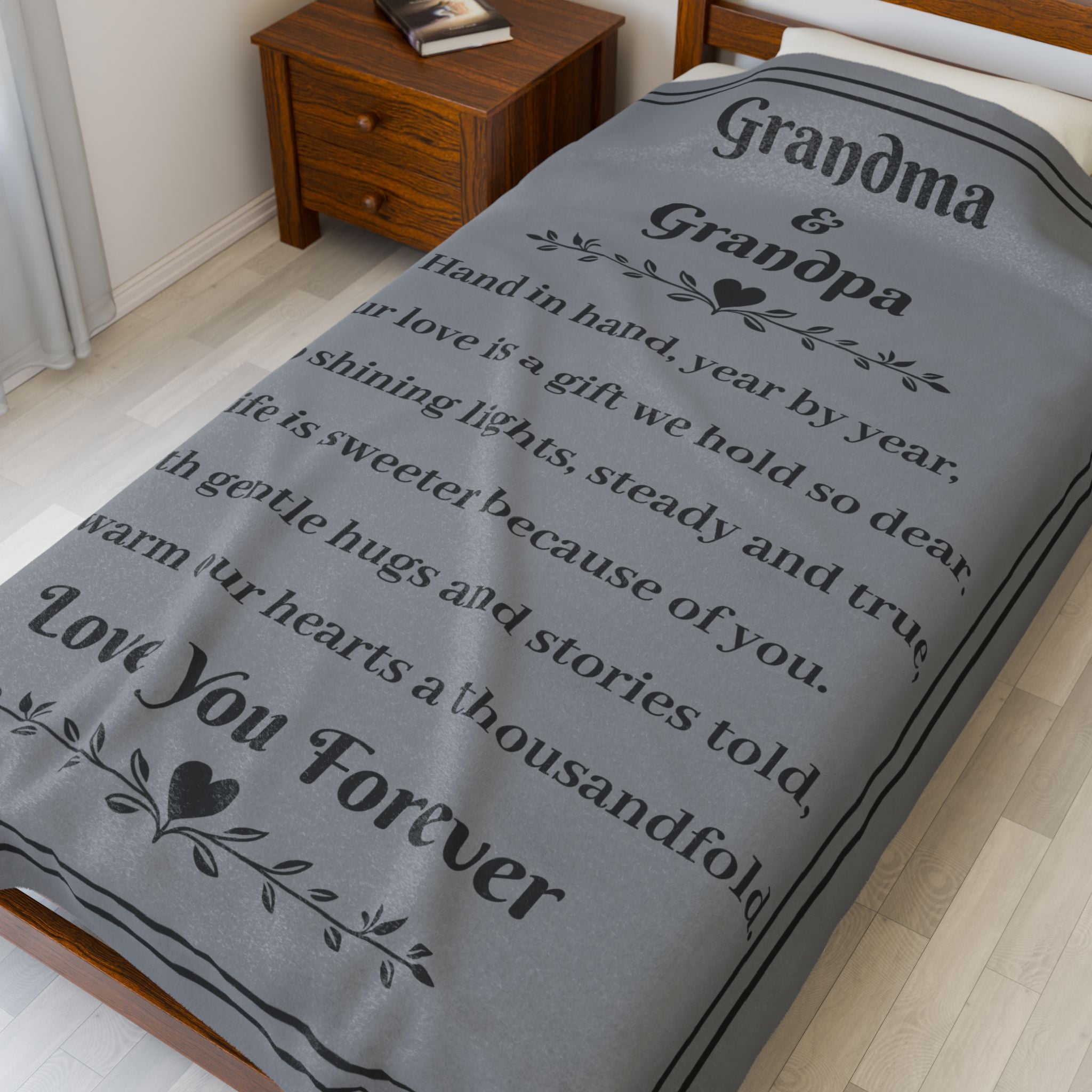 Grandparents Love - Plush Blanket