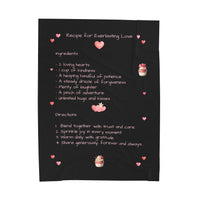 Recipe for Everlasting Love - Plush Blanket