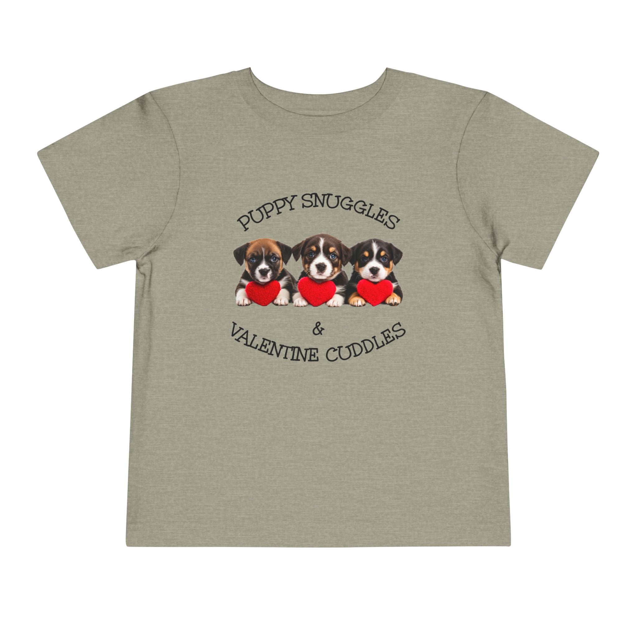 Puppy Snuggles & Valentine Cuddles - Toddler T-Shirt