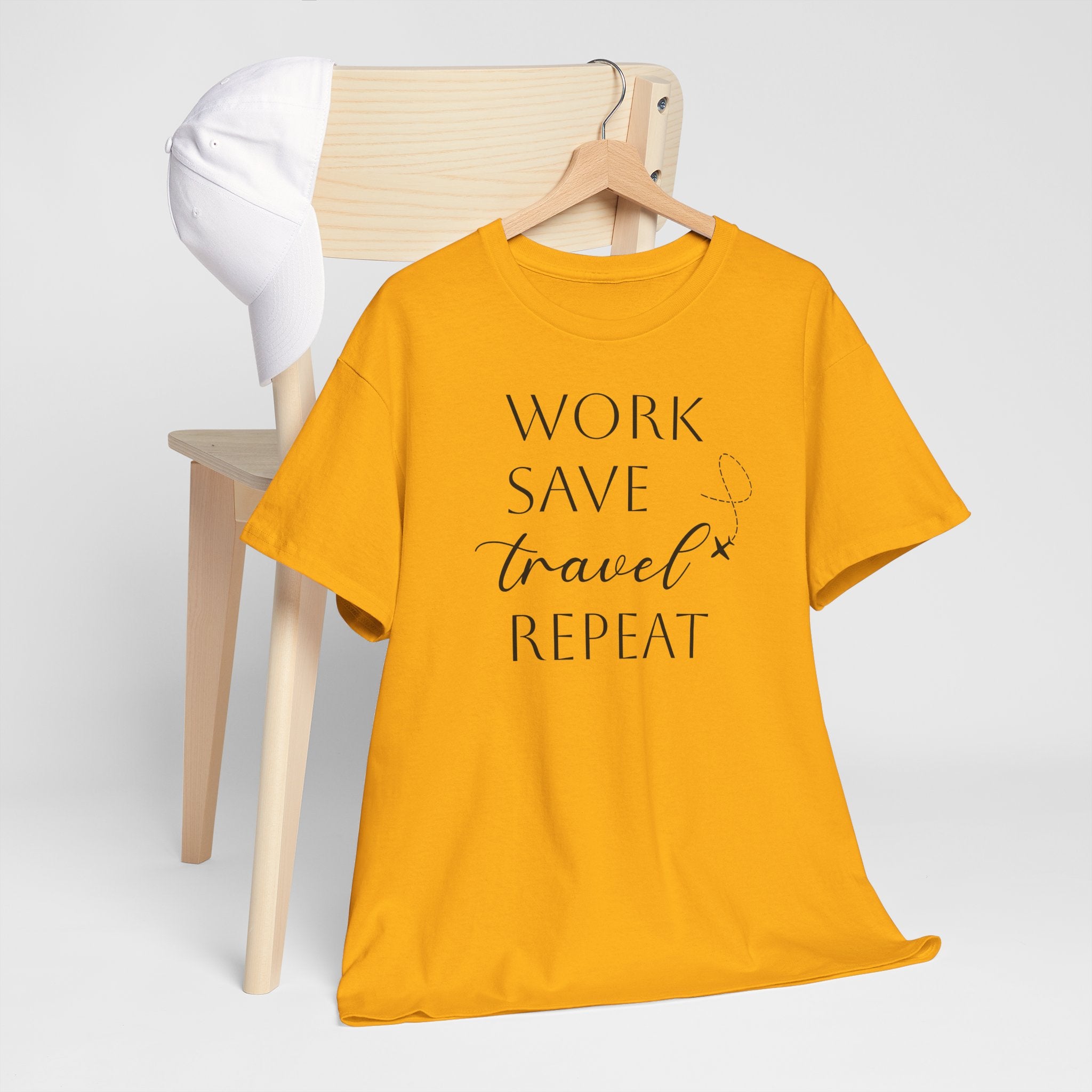 Work Save Travel Repeat - T-Shirt