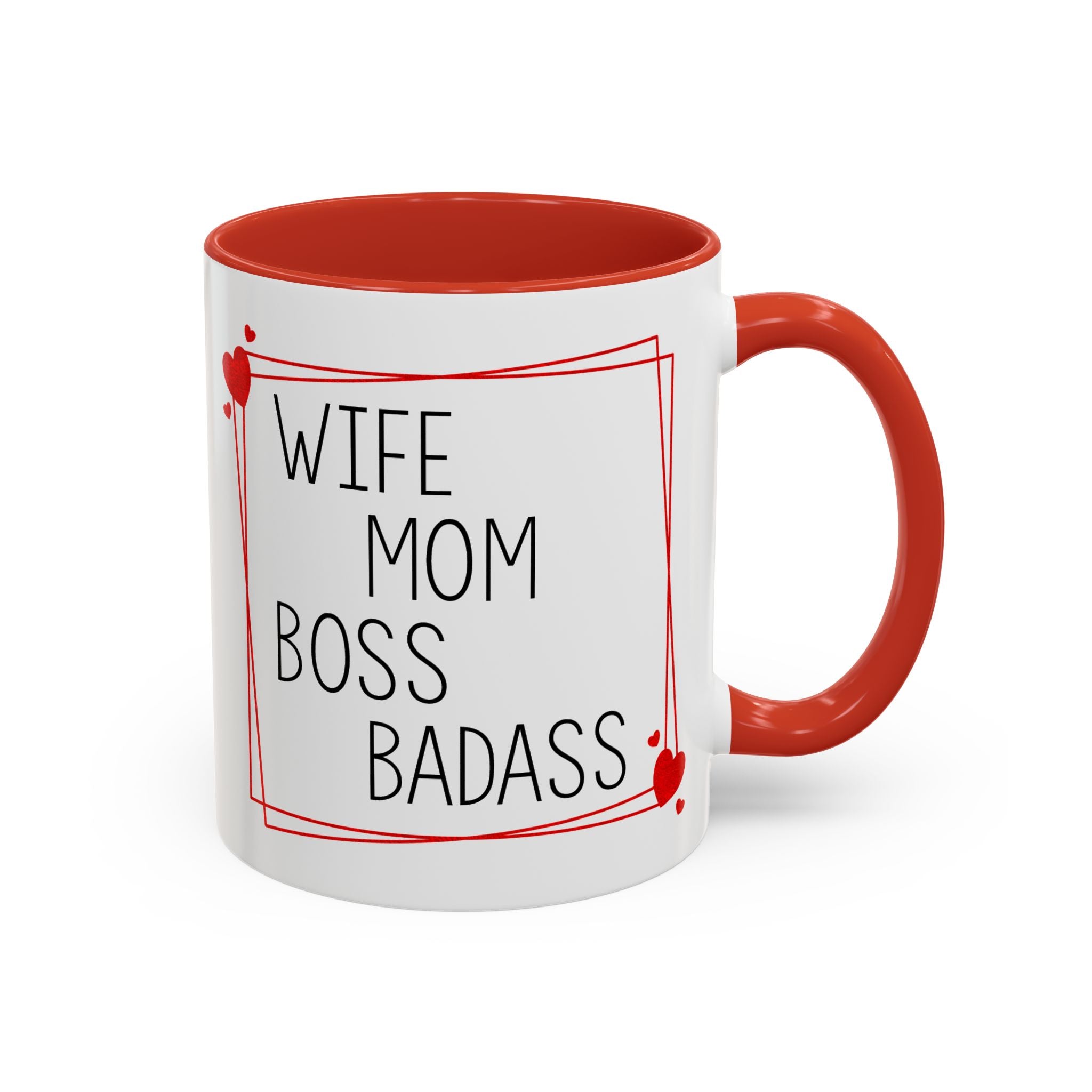 Wife Mom Boss Badass - Mug