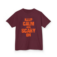Keep Calm and Scary On - Kids T-Shirt
