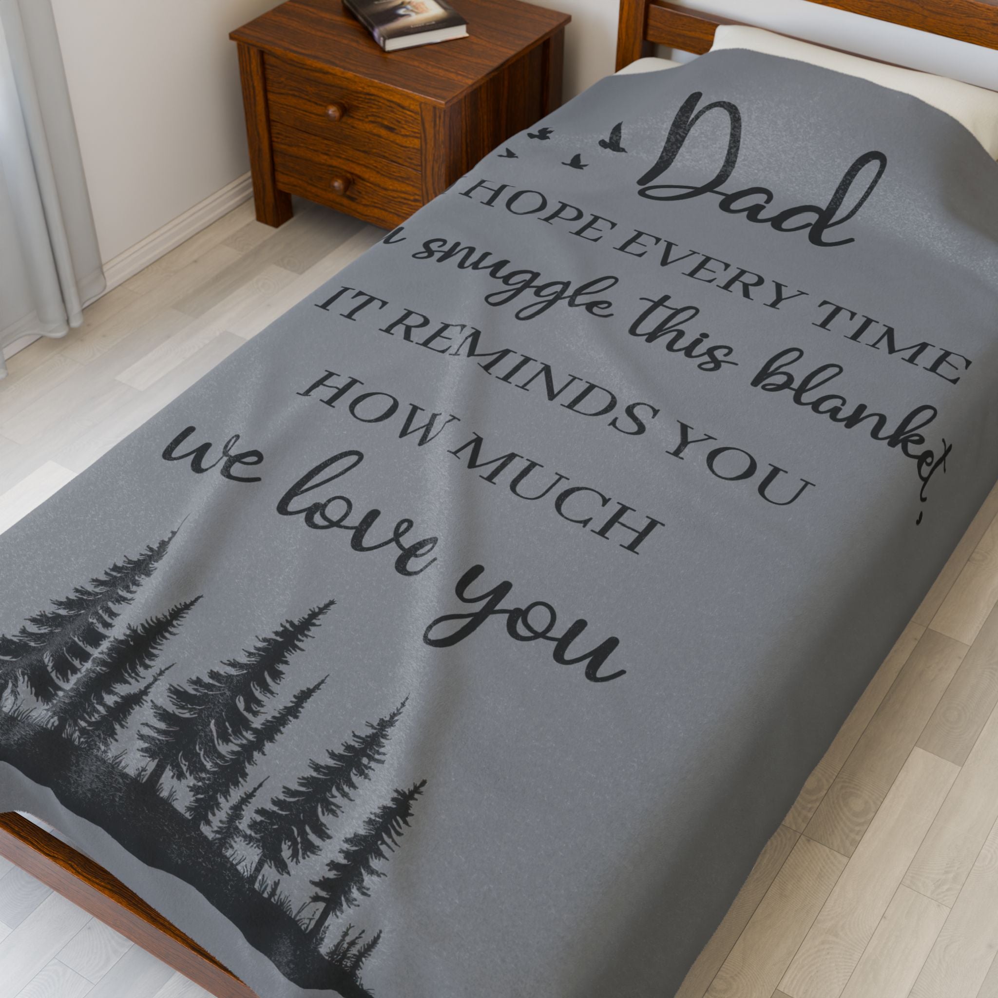 Hug Dad - Throw Blanket