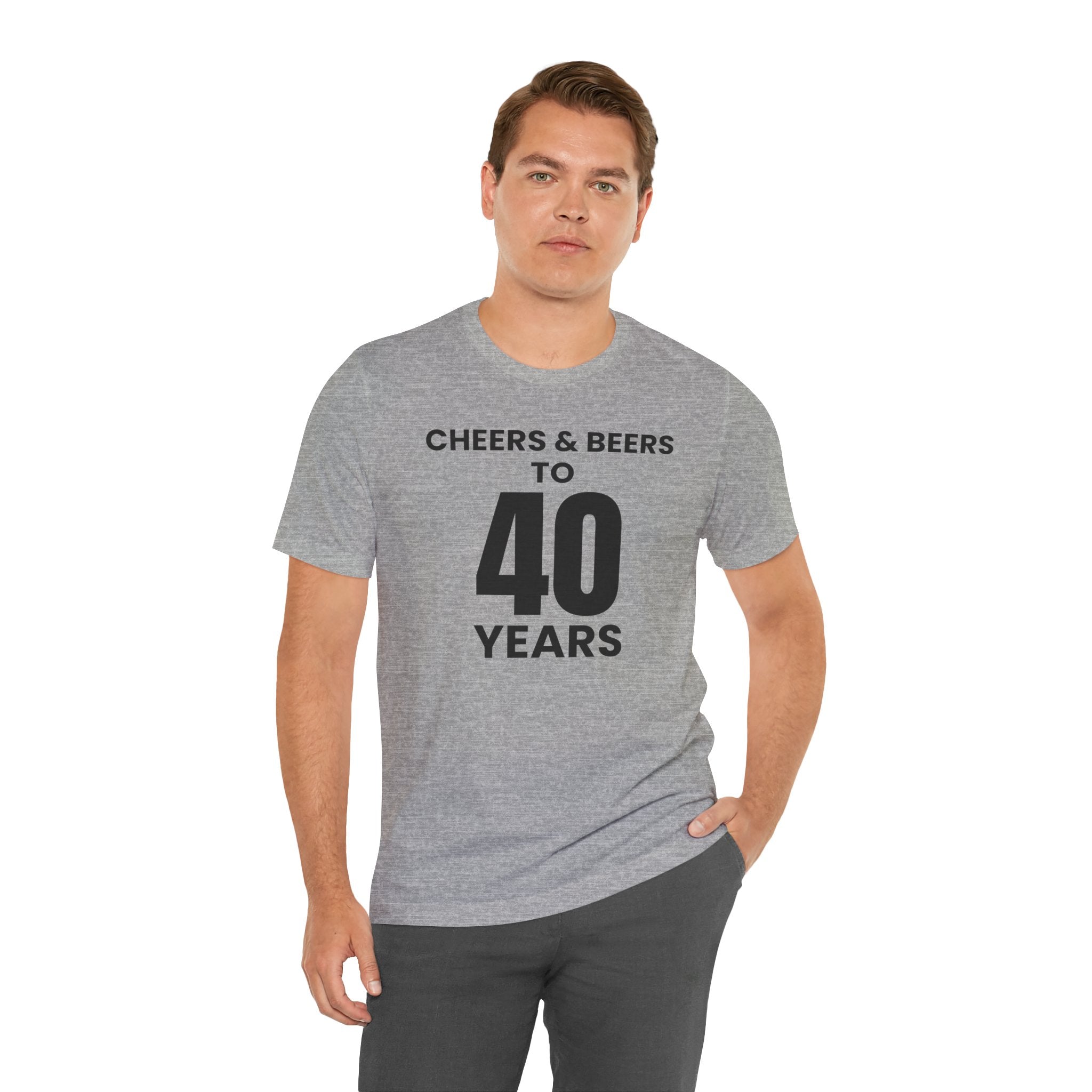 Cheers & Beers to 40 Years - T-Shirt
