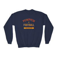 Pumpkin & Football Season - Kids Sweatshirt