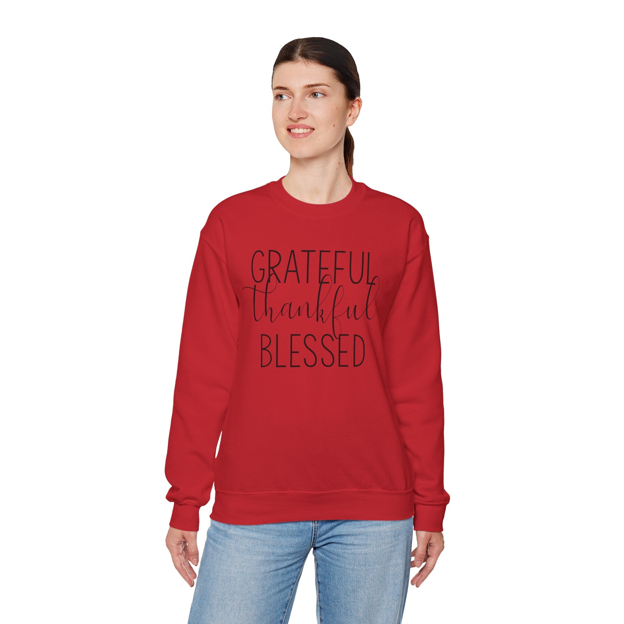 Grateful Thankful Blessed - Sweatshirt