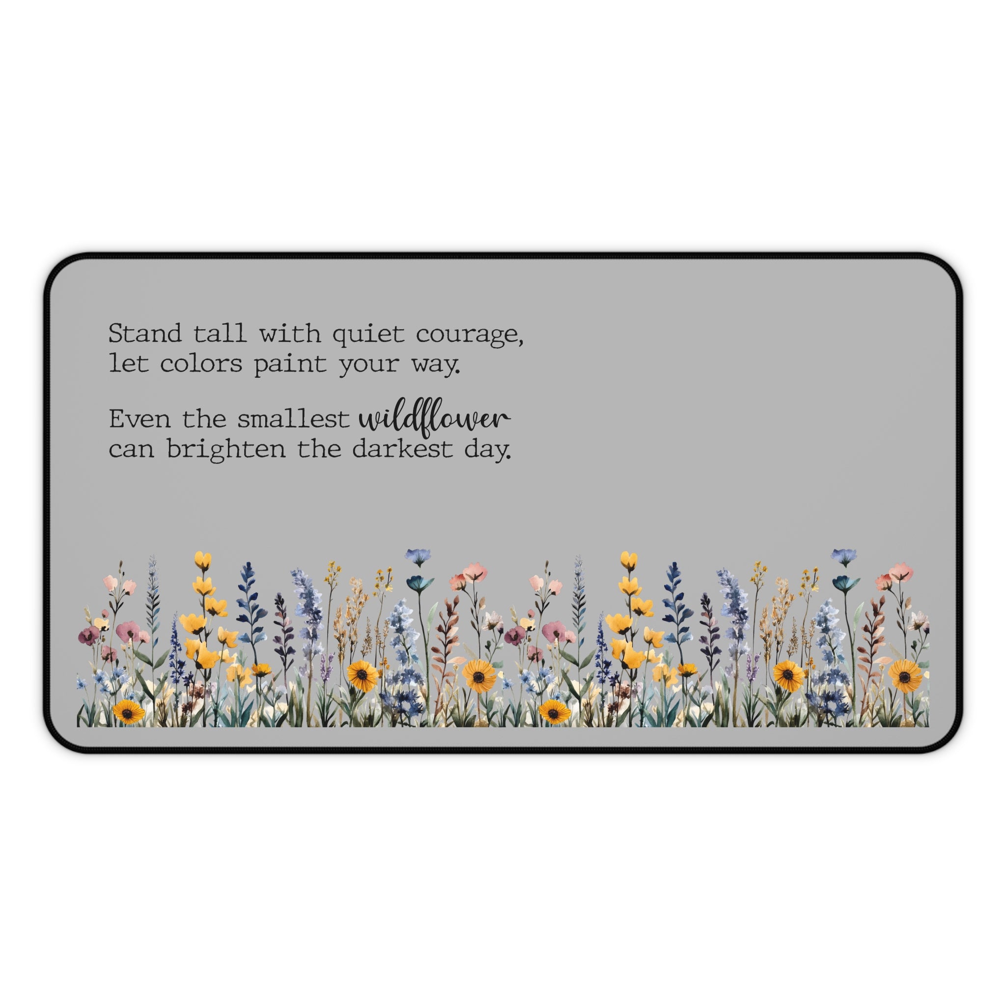 Wildflower - Desk Mat – Grumpy Uncle Apparel