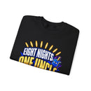 Eight Nights, One Uncle - Funny Hanukkah Crewneck Sweatshirt