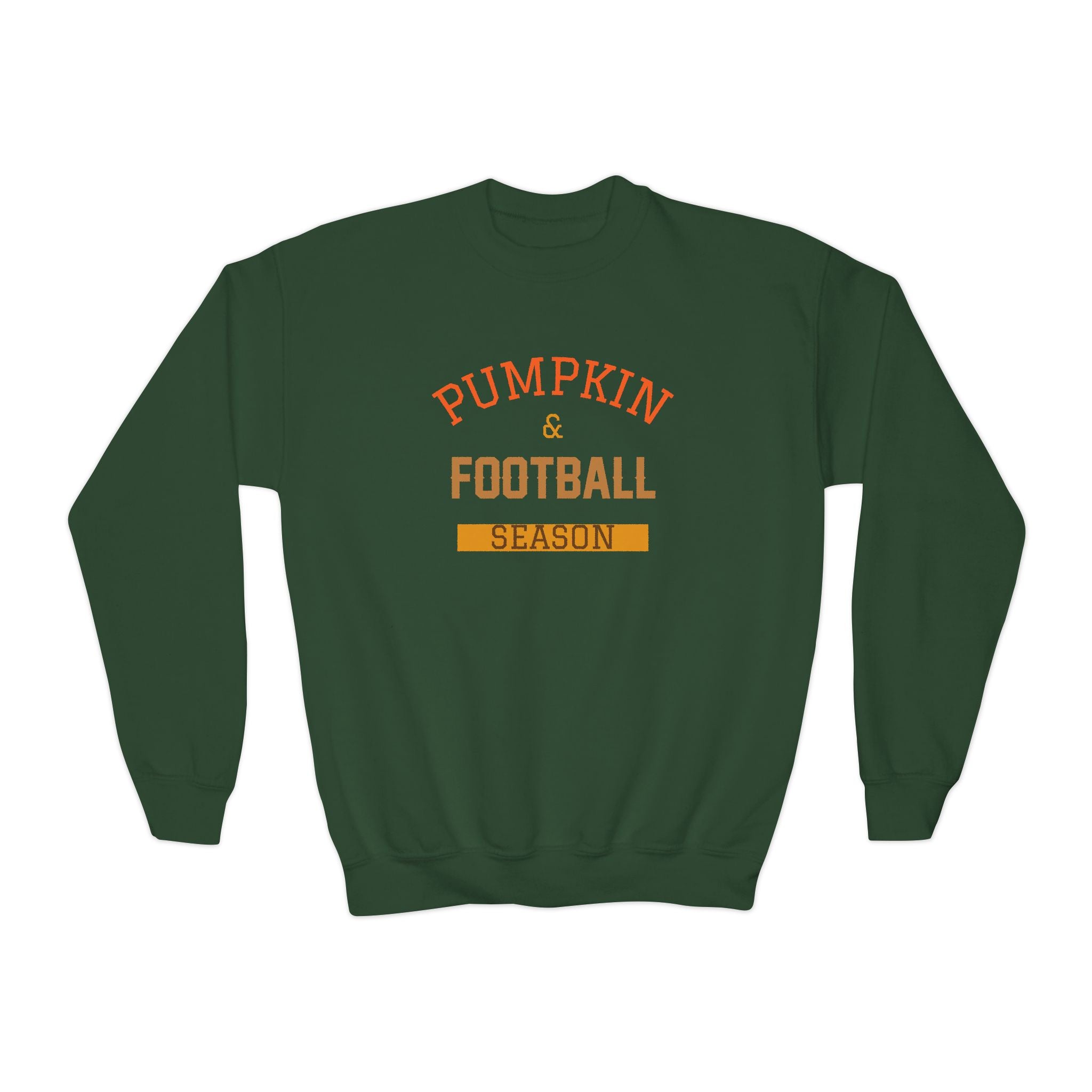 Pumpkin & Football Season - Kids Sweatshirt