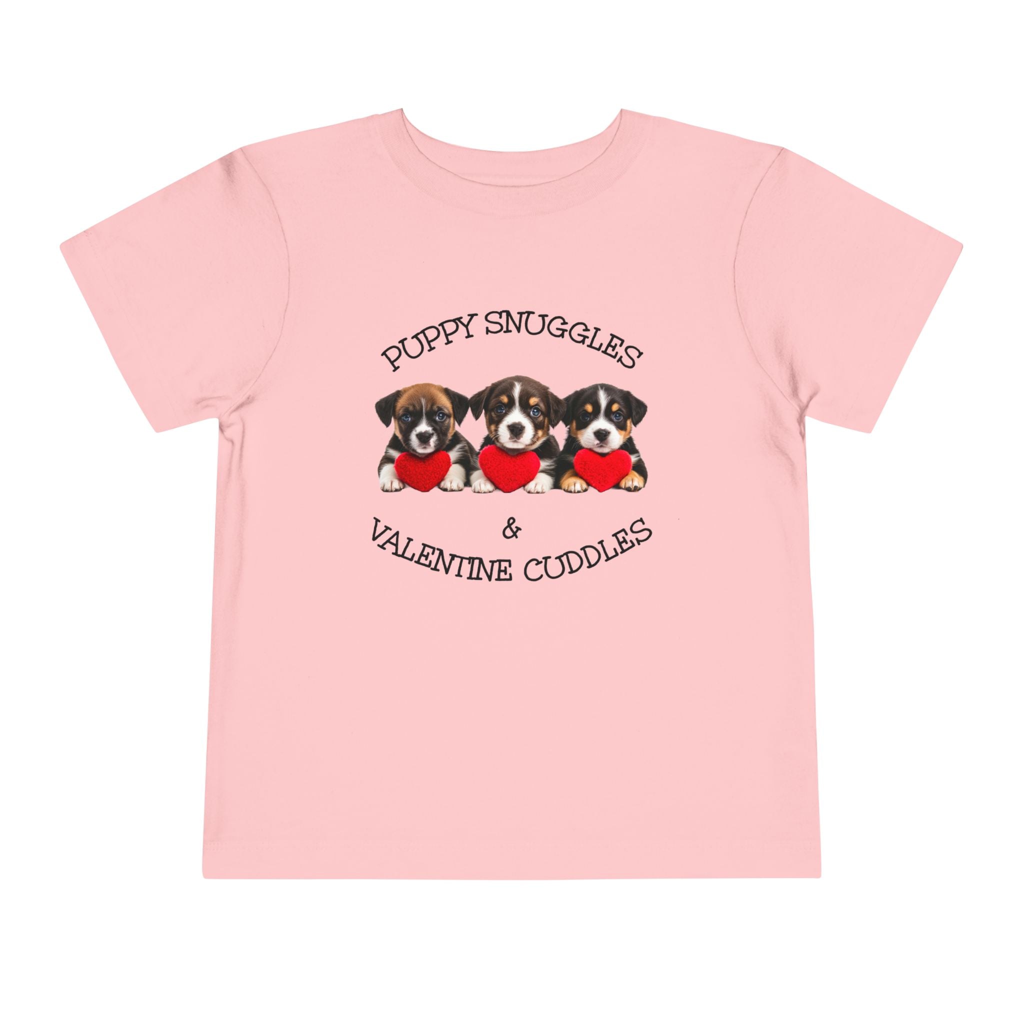 Puppy Snuggles & Valentine Cuddles - Toddler T-Shirt