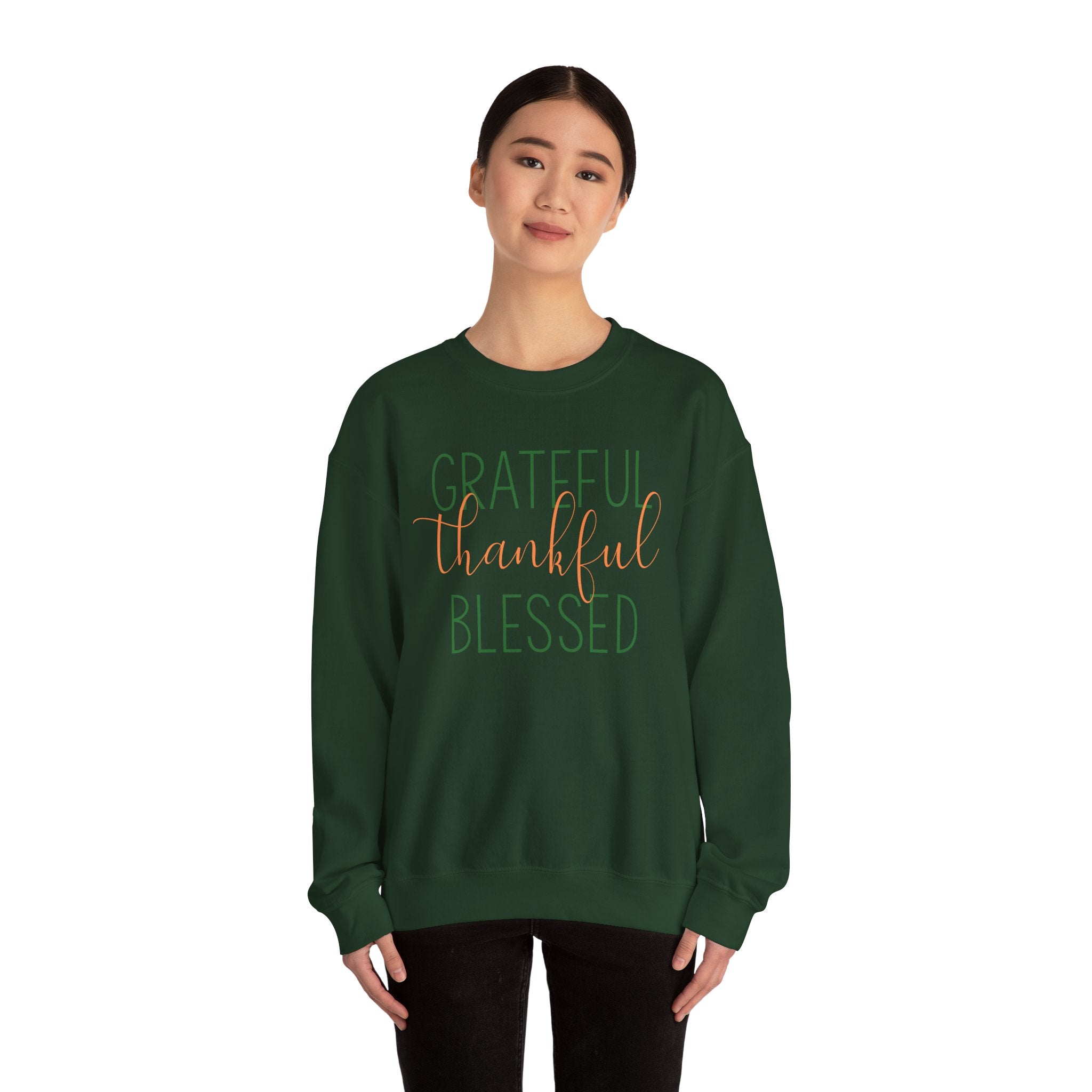 Grateful Thankful Blessed - Sweatshirt