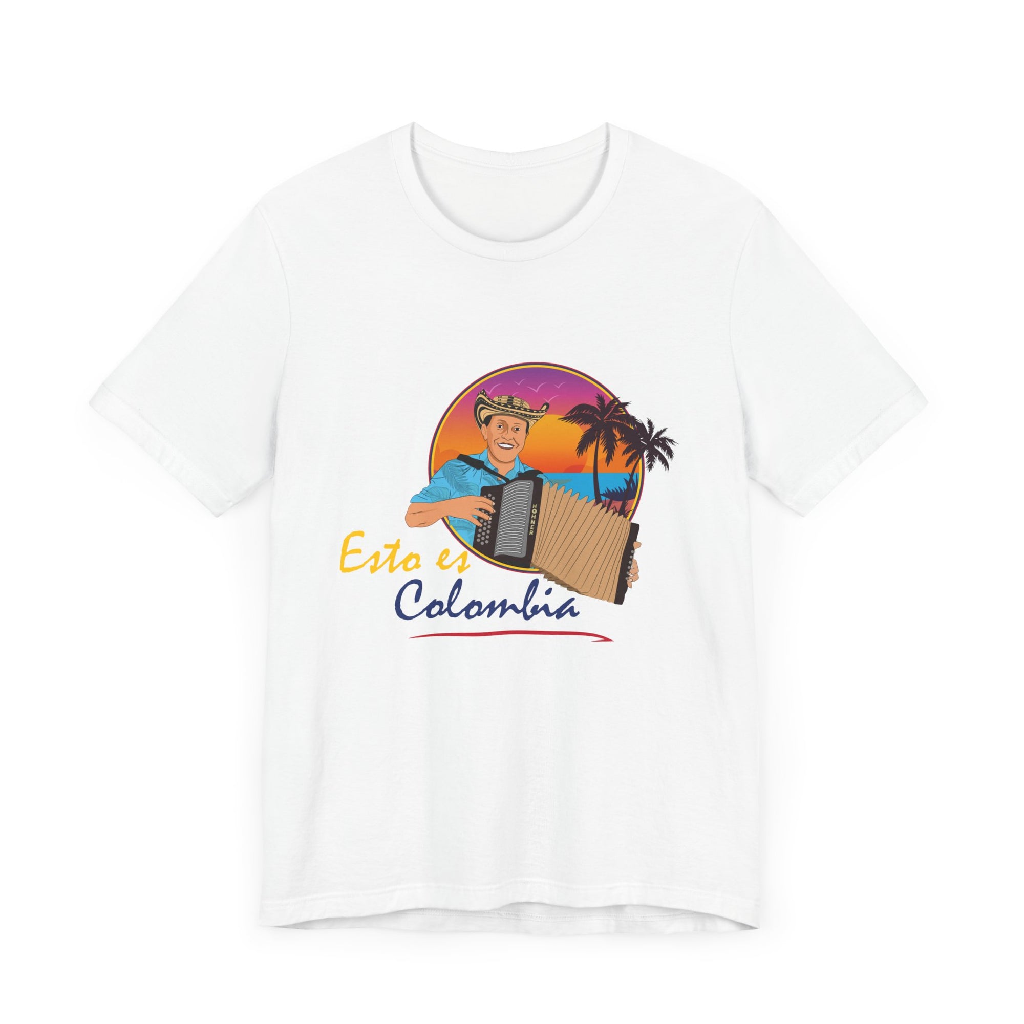 Colombian short-sleeved unisex t-shirt