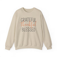 Grateful Thankful Blessed - Sweatshirt