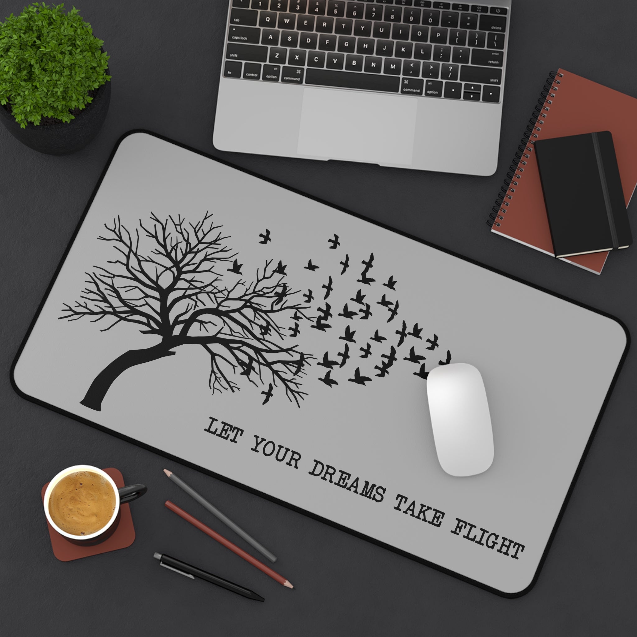 Let Your Dreams Take Flight - Desk Mat