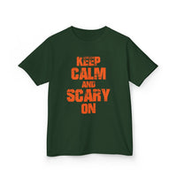 Keep Calm and Scary On - Kids T-Shirt