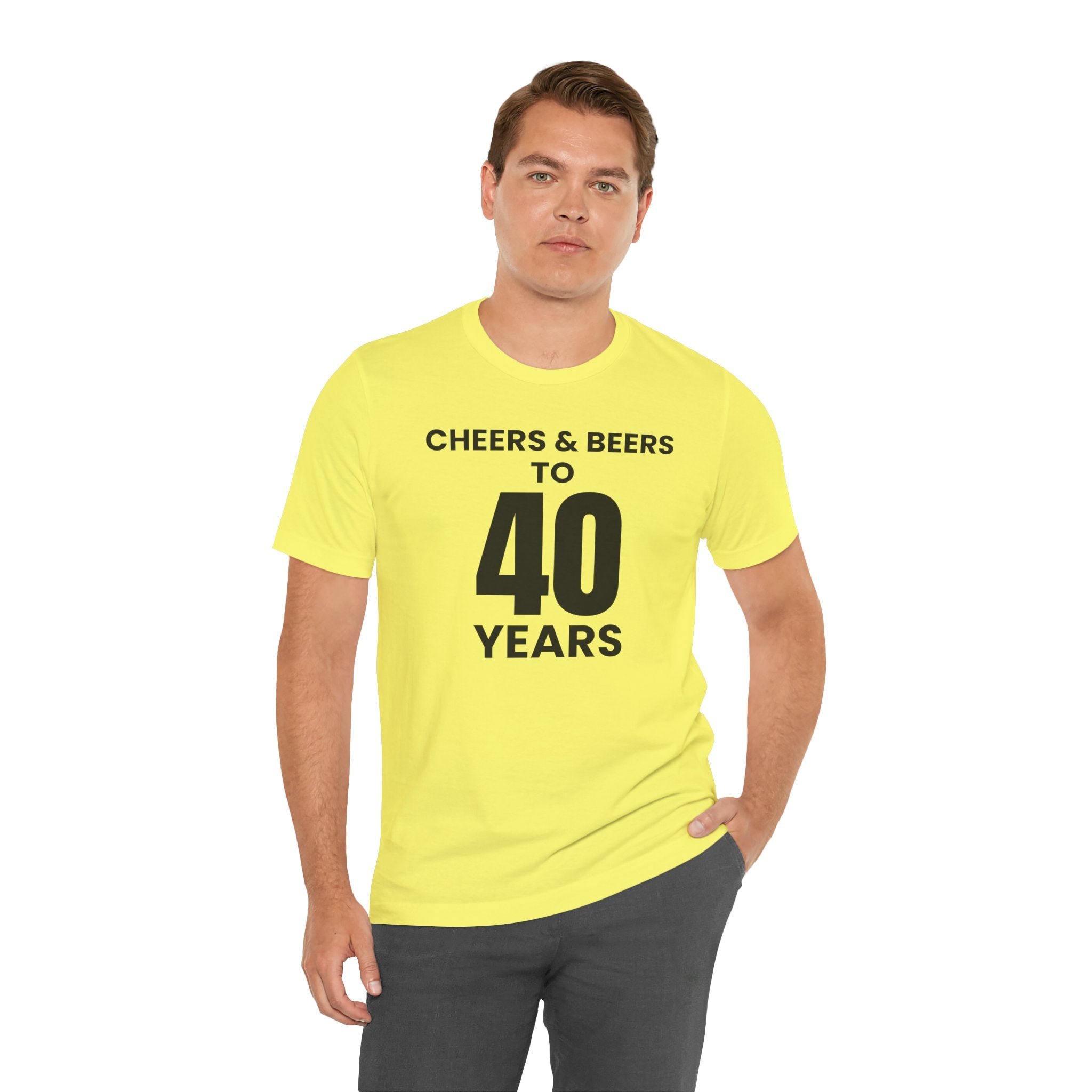 Cheers & Beers to 40 Years - T-Shirt