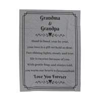 Grandparents Love - Plush Blanket