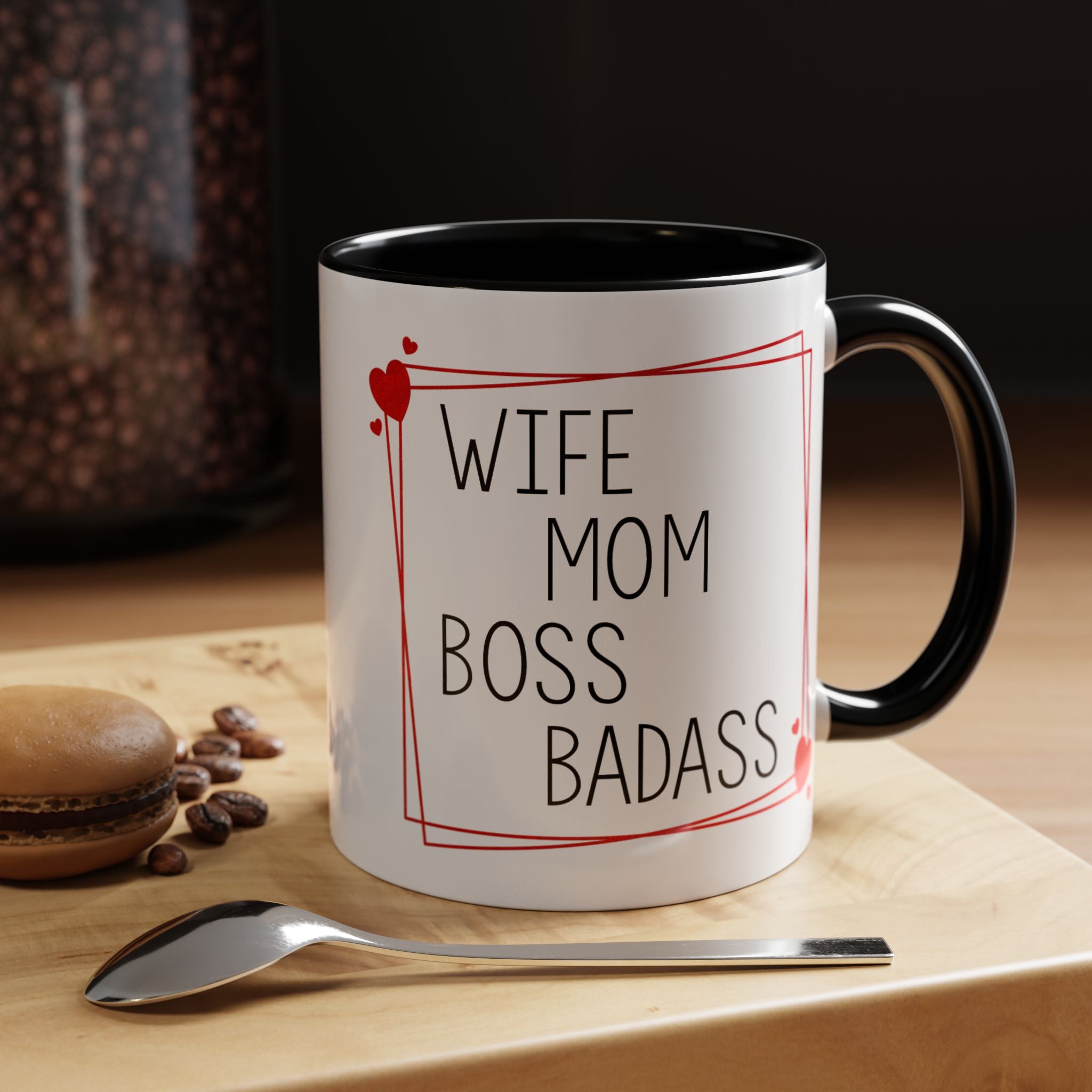 Wife Mom Boss Badass - Mug
