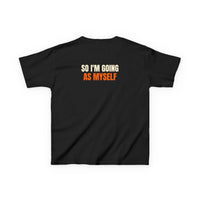 AI Took Dad’s Job – Youth Halloween Shirt (Brown Curls)