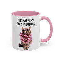 Sip Happens, Stay Fabulous - Mug