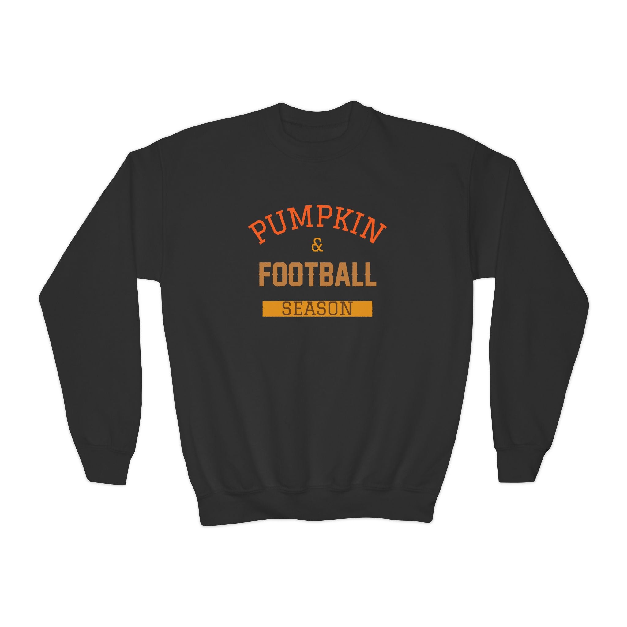 Pumpkin & Football Season - Kids Sweatshirt