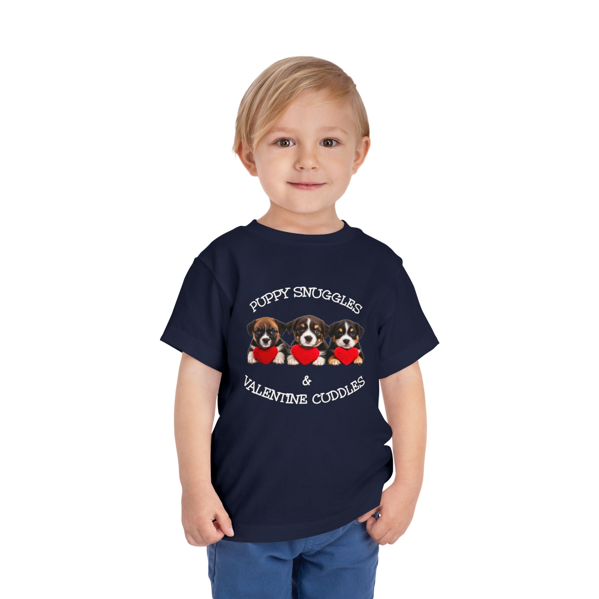 Puppy Snuggles & Valentine Cuddles - Toddler T-Shirt