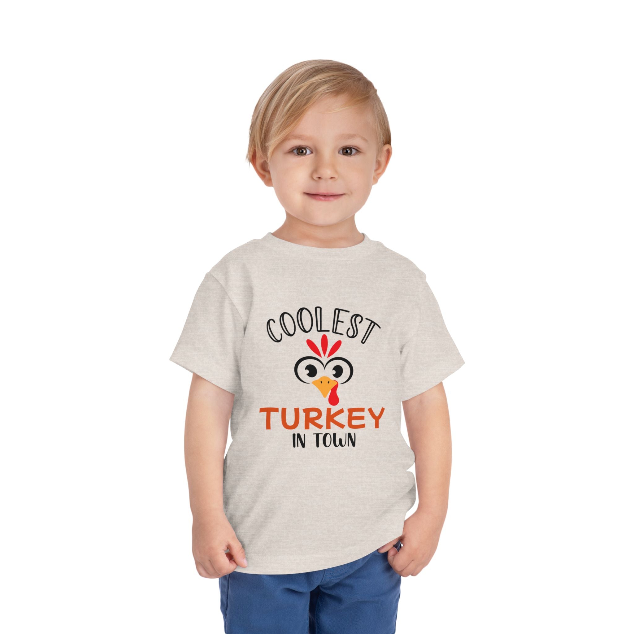 Coolest Turkey in Town - Toddler T-Shirt