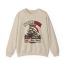 Holiday Spirit Loading – Funny Christmas Raccoon Crewneck Sweatshirt