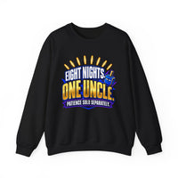 Eight Nights, One Uncle - Funny Hanukkah Crewneck Sweatshirt
