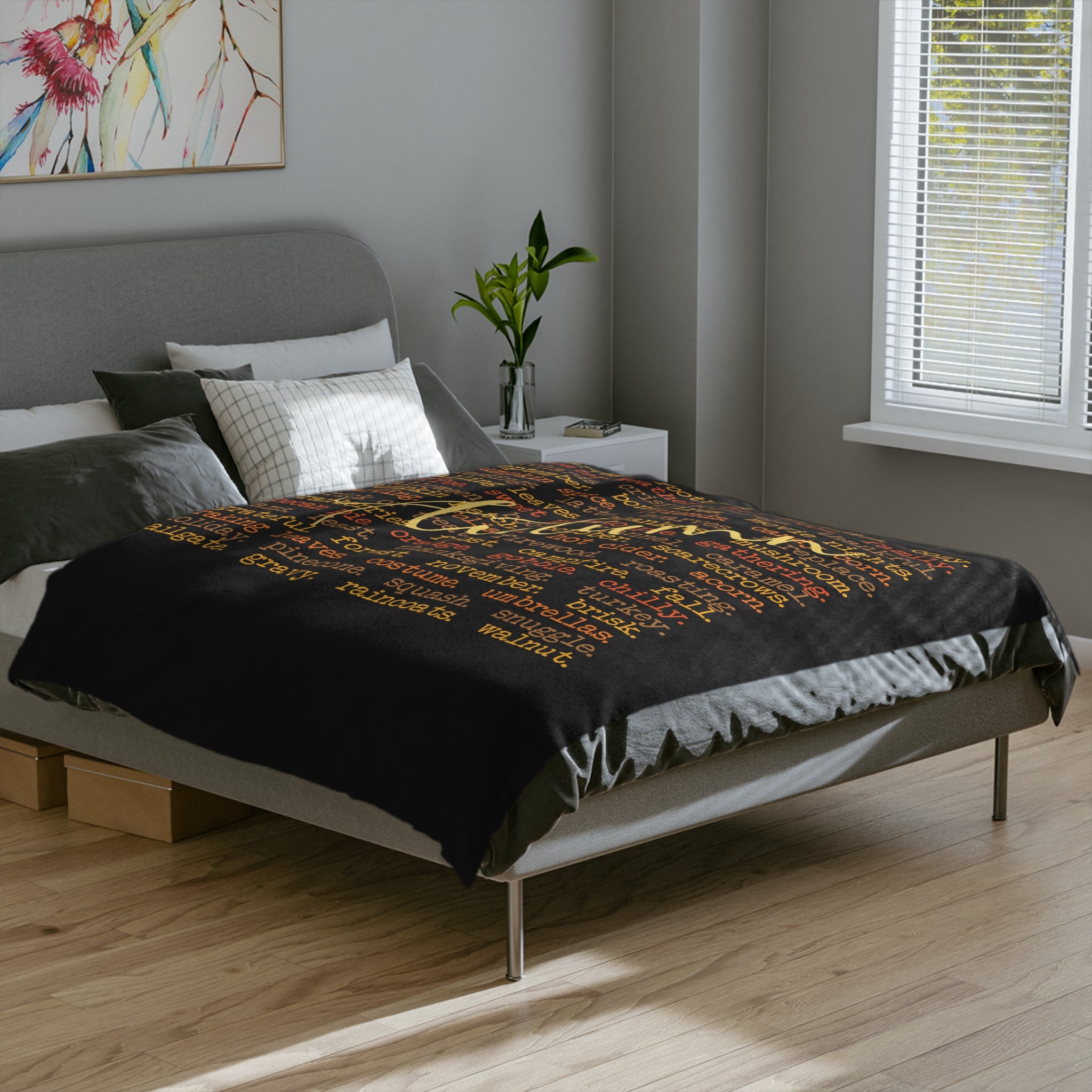 Autumn - Velveteen Blanket