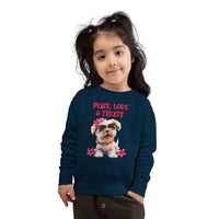 Peace, Love & Treats - Toddler Sweatshirt