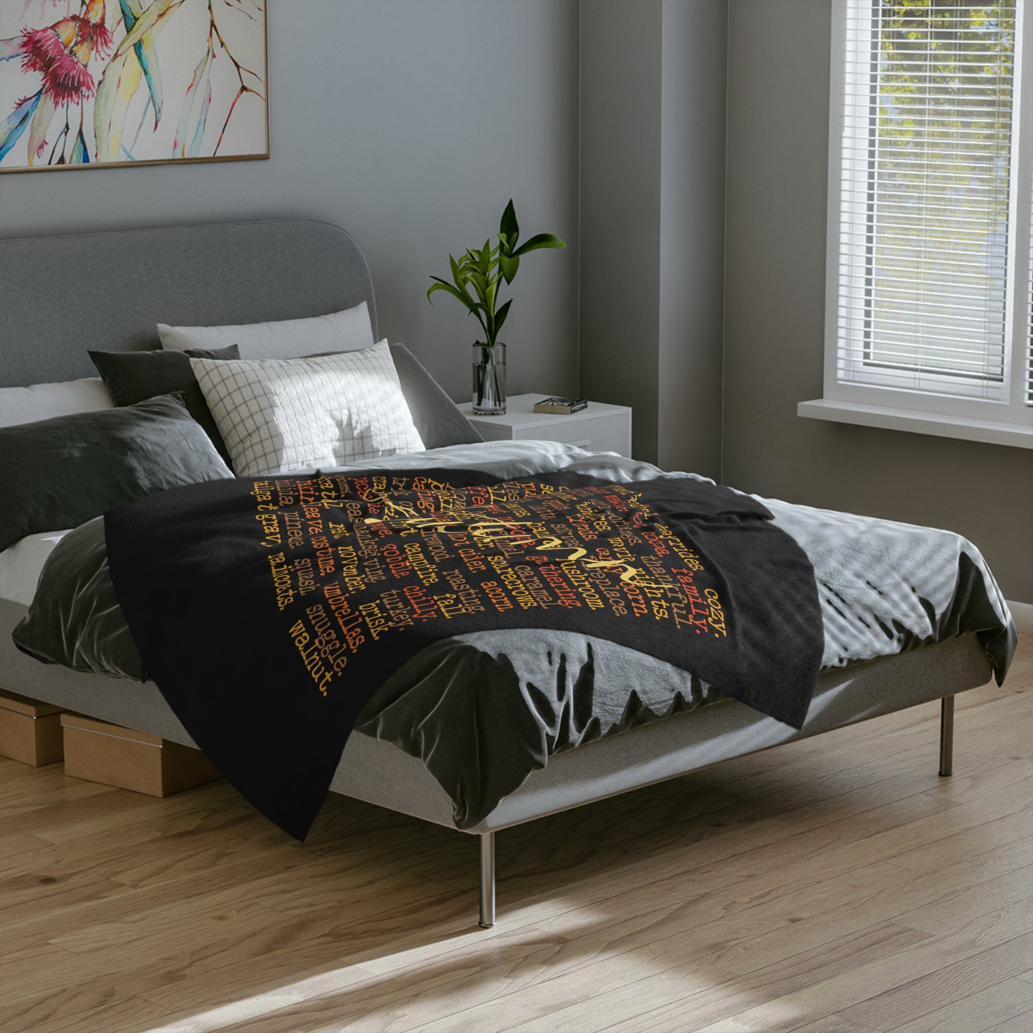 Autumn - Velveteen Blanket