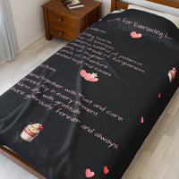 Recipe for Everlasting Love - Plush Blanket