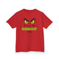 Feeling a Little Grinchy Today - Kids T-Shirt