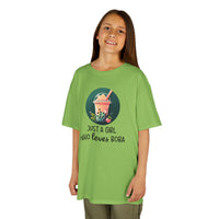 Just a Girl Who Loves Boba - Kids T-Shirt