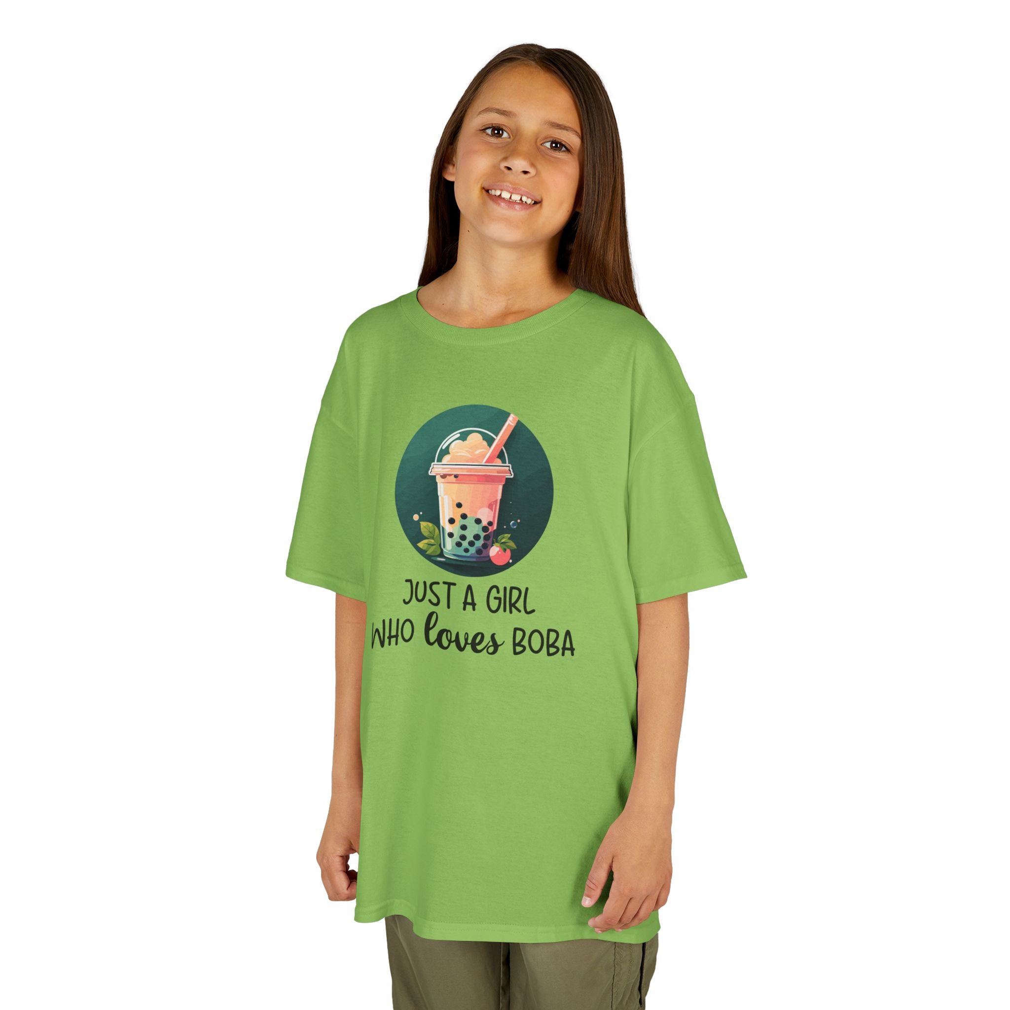 Just a Girl Who Loves Boba - Kids T-Shirt