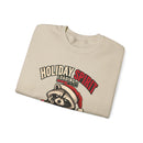 Holiday Spirit Loading – Funny Christmas Raccoon Crewneck Sweatshirt