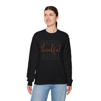Grateful Thankful Blessed - Sweatshirt