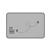 Work Save Travel Repeat - Desk Mat