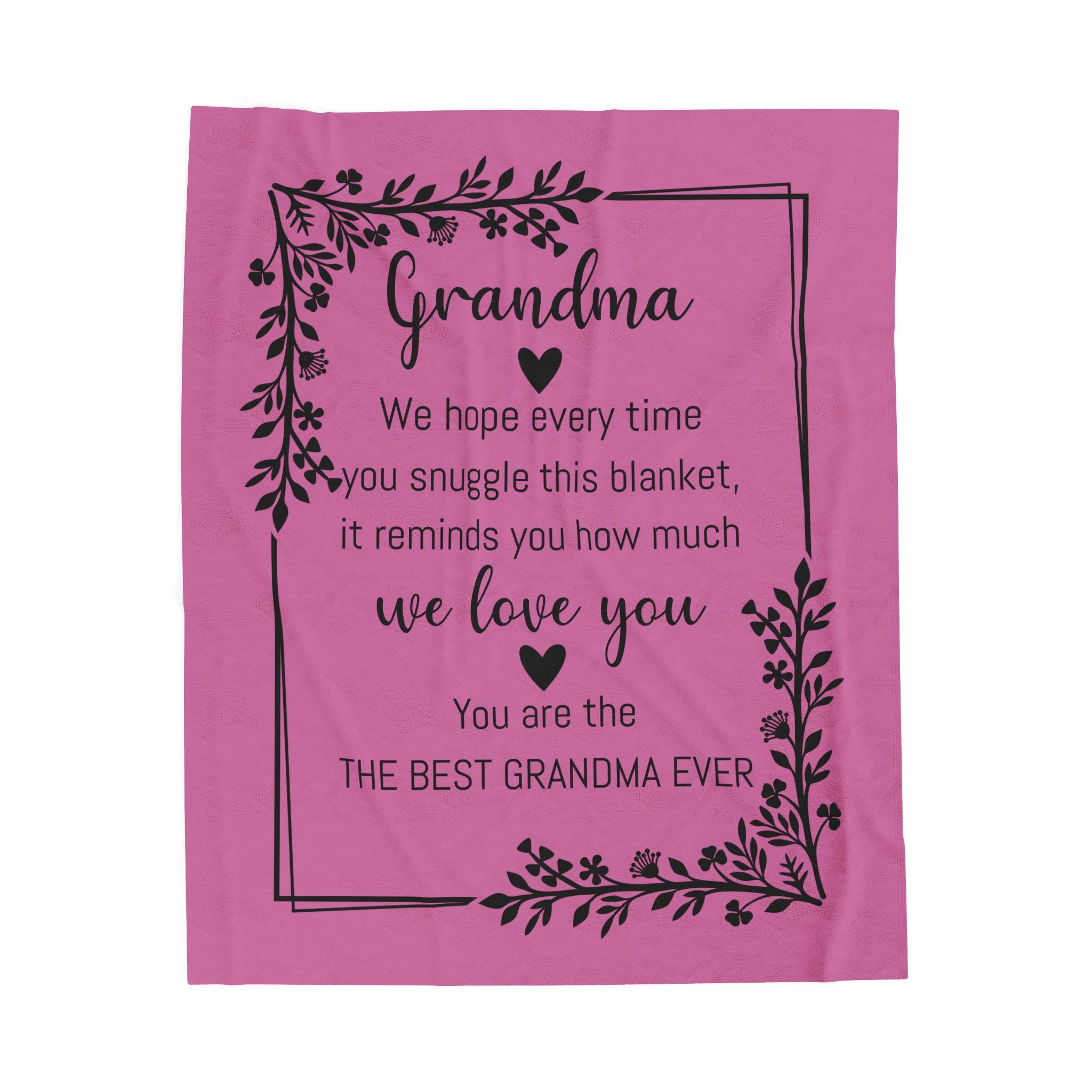 Hug Grandma - Throw Blanket